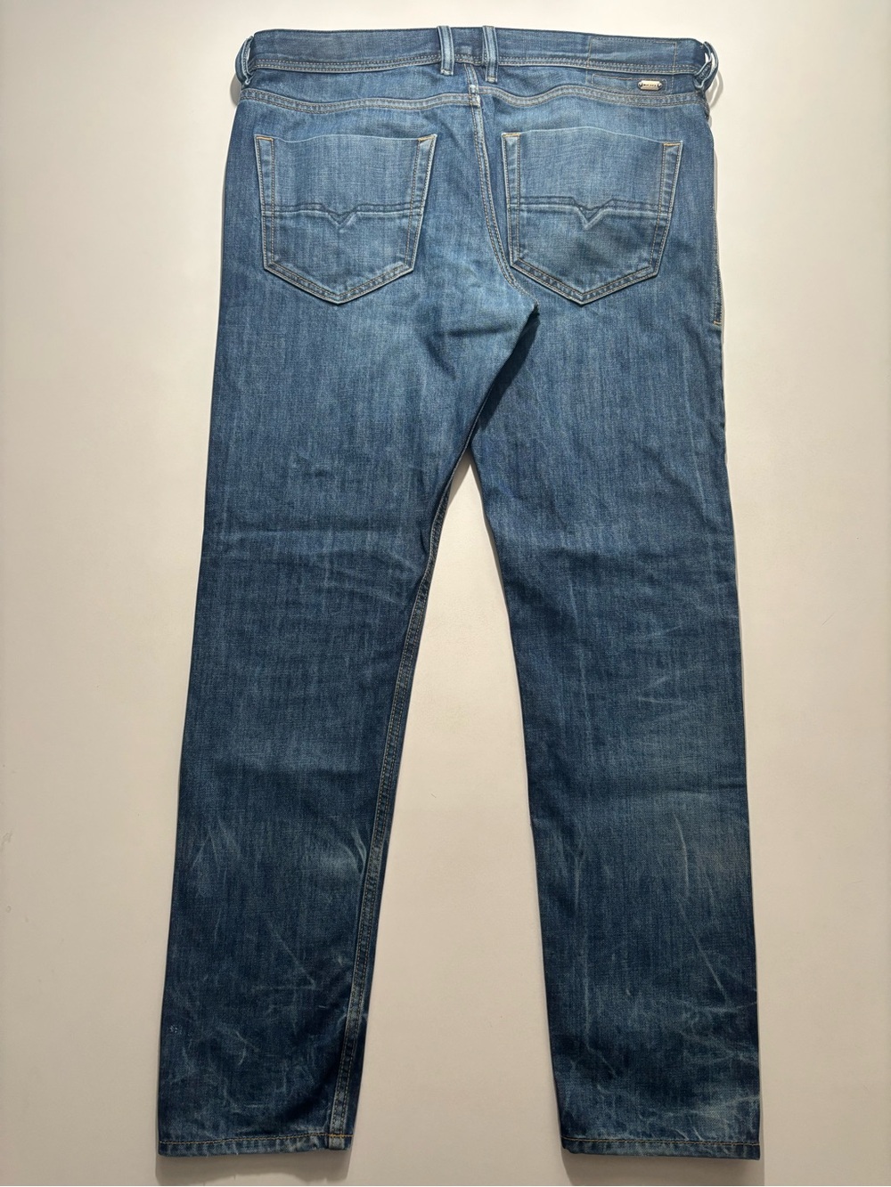 Vintage Diesel faded indigo blue skinny men’s jeans